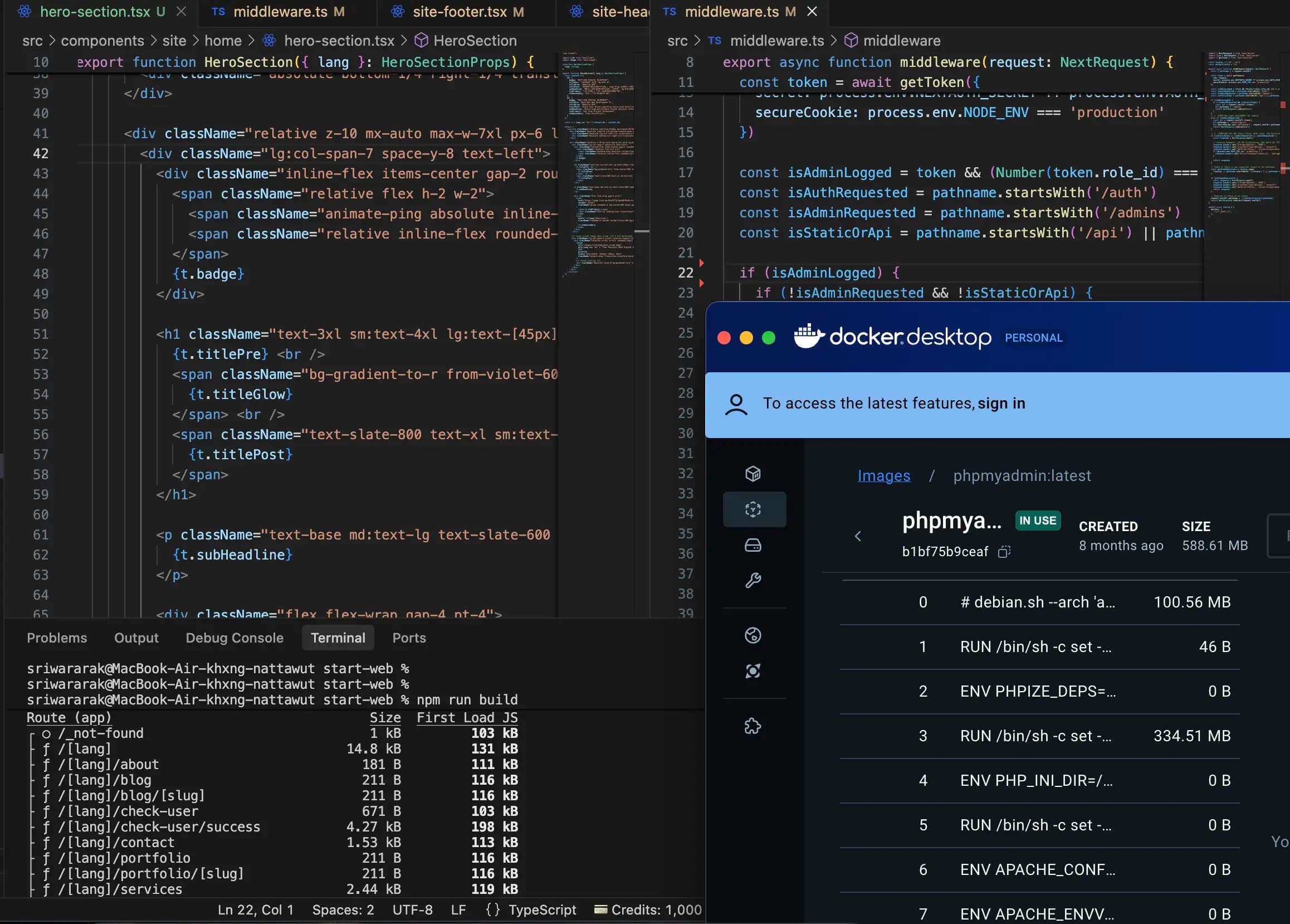 Custom Technical Dashboard View